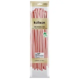 SET 50 Baloane Latex Modelaj Macaron Pink Nozzle Up 260M 3002