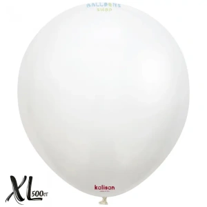 SET 500 Baloane Latex 30cm Alb Standard XL 2312 - Img 2