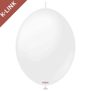 Baloane Latex 30cm K-Link Opac Snow White Satin 7050 31270502