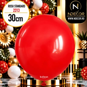 Baloane latex 30cm Rosu Standard 2313