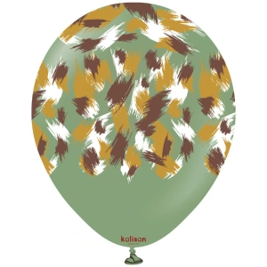 Baloane latex 30cm Safari Savanna - Eucalyptus - Img 2
