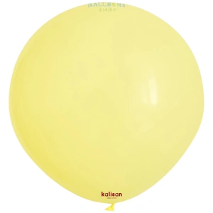 Balon Jumbo Latex 45cm Yellow Macaron 3005 - Img 2