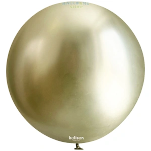 Balon Jumbo Latex 60cm Green Gold Mirror 5012 Kalisan - Img 2
