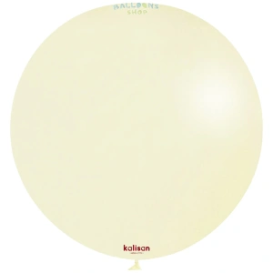 Balon Jumbo Latex 60cm Macaron Pale Yellow 3008 - Img 2