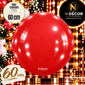 Balon Jumbo Latex 60cm Rosu Standard 2313