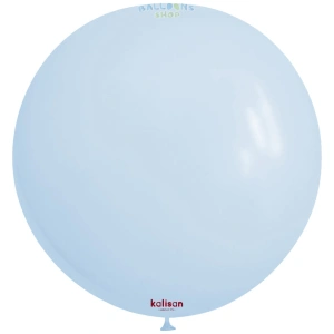 Balon Jumbo Latex 90cm Pale Baby Blue Macaron 3007 - Img 2