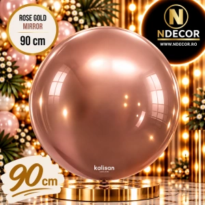 Balon Jumbo Latex 90cm Rose Gold Mirror 5007