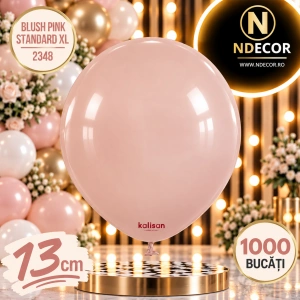 SET 1000 Baloane Latex 13cm Blush Pink Standard XL 2348