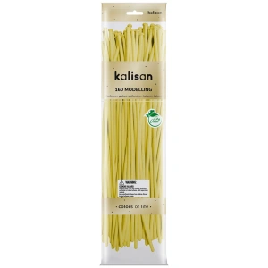 SET 50 Baloane latex modelaj Macaron Yellow Nozzle Up 152 x 2.5 cm 160M 3005