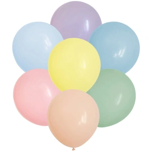 Baloane Latex 30cm Macaron Asortate Kalisan 3000 - Img 3