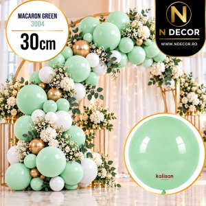 Baloane Latex 30cm Macaron Green 3004 - Img 2