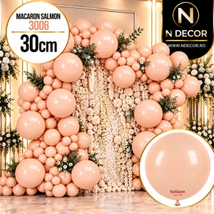 Baloane Latex 30cm Macaron Salmon 3006 - Img 2