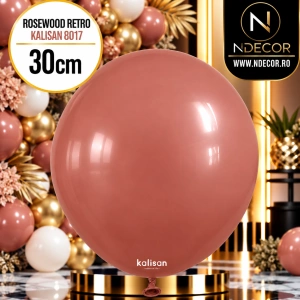 Baloane latex 30cm Rosewood Retro Kalisan 8017