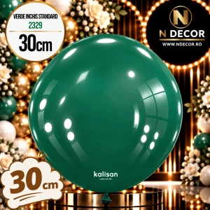Baloane latex 30cm Verde Inchis Standard 2329