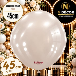 Balon Jumbo Latex 45cm Aura Beige Cream 7080