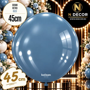 Balon Jumbo Latex 45cm Denim Retro 8019