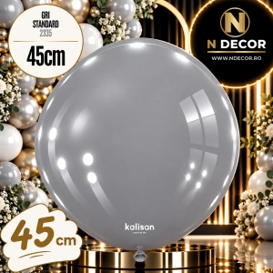 Balon Jumbo Latex 45cm Gri Standard 2335
