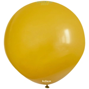 Balon Jumbo Latex 45cm Mustard Retro 8002 - Img 2