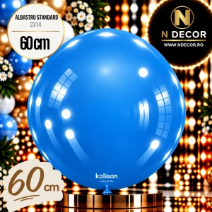 Balon Jumbo Latex 60cm Albastru Standard 2314