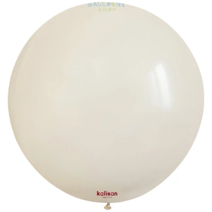 Balon Jumbo Latex 60cm White Retro 8018 - Img 2