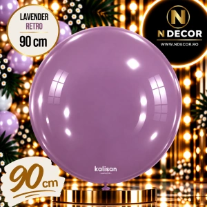 Balon Jumbo Latex 90cm Lavender Retro 8011