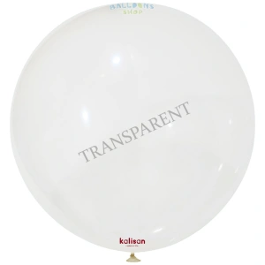 Balon Jumbo Latex 90cm Transparent Standard 2333 - Img 2
