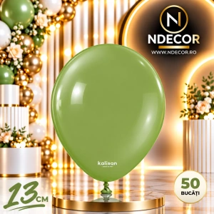 SET 50 Baloane latex 13cm Matcha Standard 2356