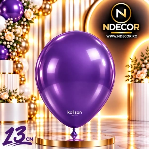 SET 50 Baloane Latex 13cm Violet Metalic 7023