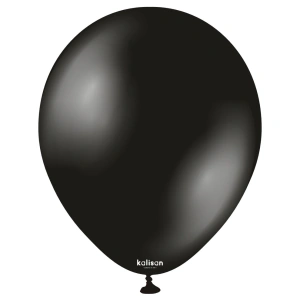 SET 50 Baloane Latex 28cm Onyx Black Metalic 7011 - Img 2