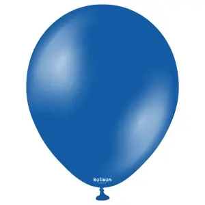 SET 50 Baloane Latex 28cm Sapphire Blue Metalic 7019 - Img 2