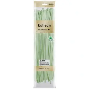 SET 50 Baloane latex modelaj Macaron Pale Green Nozzle Up 152 x 2.5 cm 160M 3009