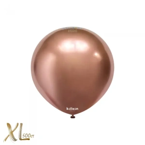 SET 500 Baloane latex 13cm Rose Gold Mirror 5007 XL - Img 2