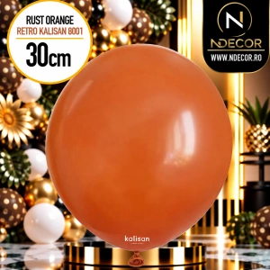 Baloane latex 30cm Rust Orange Retro Kalisan 8001