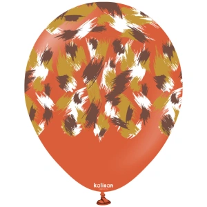 Baloane latex 30cm Safari Savanna - Rust Orange - Img 2