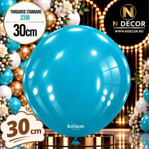 Baloane latex 30cm Turquoise Standard 2318