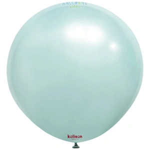 Balon Jumbo Latex 45cm Aura Ice Mint 7082 - Img 2