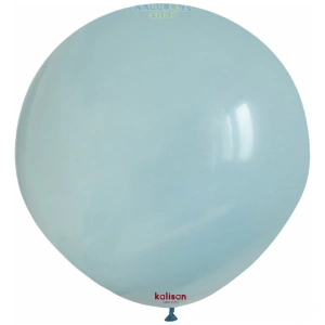 Balon Jumbo Latex 45cm Blue Glass Retro 8004 - Img 2