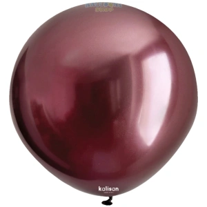 Balon Jumbo Latex 45cm Burgundy Mirror 5016 Kalisan - Img 2