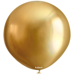 Balon Jumbo Latex 45cm Gold Mirror 5001 - Img 2