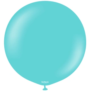 Balon Jumbo Latex 60cm Aqua Standard 2357 - Img 2
