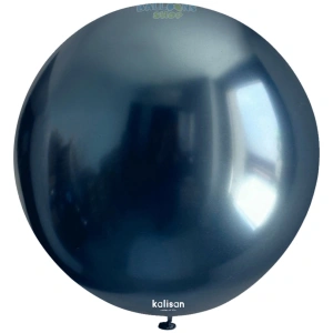 Balon Jumbo Latex 60cm Navy Mirror 5015 - Img 2