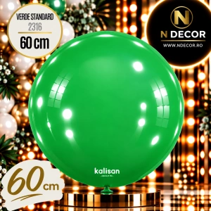 Balon Jumbo Latex 60cm Verde Standard 2316