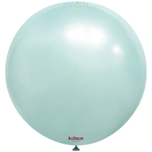 Balon Jumbo Latex 90cm Aura Ice Mint 7082 - Img 2