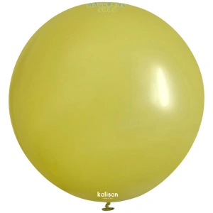 Balon Jumbo Latex 90cm Olive Retro 8009 - Img 2
