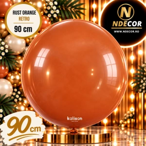 Balon Jumbo Latex 90cm Rust Orange Retro 8001
