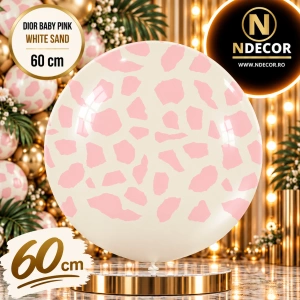 Balon latex jumbo 60cm Dior Baby Pink White Sand 22459737