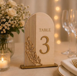 Numere de masă NDecor – Linear Elegance | 15 cm / 20 cm