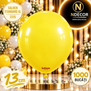 SET 1000 Baloane Latex 13cm Galben Standard XL 2315