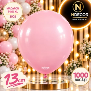 SET 1000 Baloane Latex 13cm Macaron Pink XL 3002