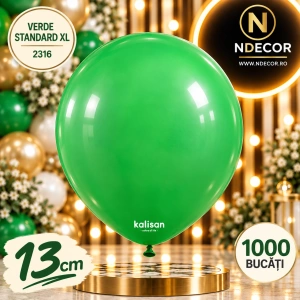 SET 1000 Baloane Latex 13cm Verde Standard XL 2316